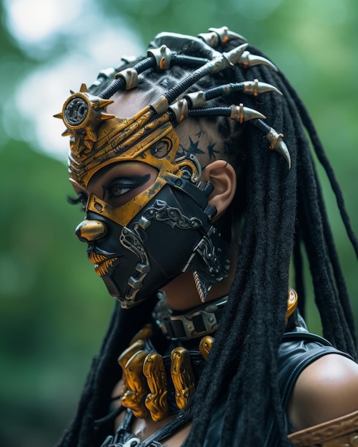 Inclusive cybergoth culture celebrating diversity in the terrapin bipoc community