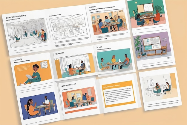 Inclusive Digital Marketing Campaign Storyboard