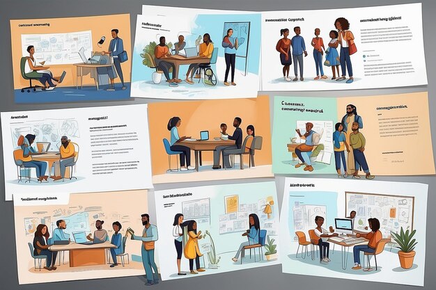 Inclusive Digital Marketing Campaign Storyboard