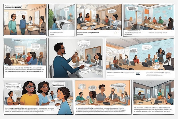 Inclusive Digital Marketing Campaign Storyboard