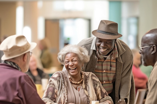 Inclusive Senior Center Creating a Welcoming Space for Elderly Individuals to Socialize and Engage