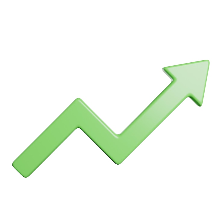 Photo increase analytics graph