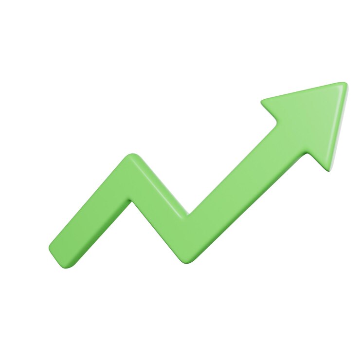 Photo increase analytics graph