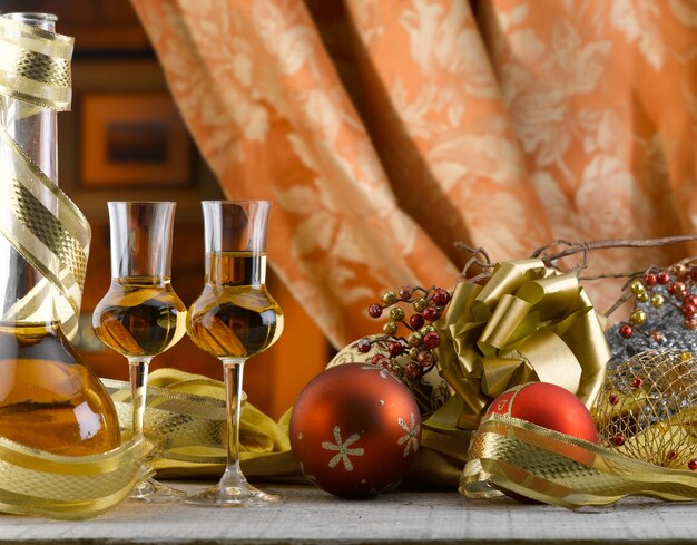 incredible christmas setting with bright and colorful decorations for a warm peaceful and festive c