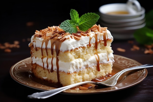 Incredibly Delicious Italian Cream Cake Italian Dessert