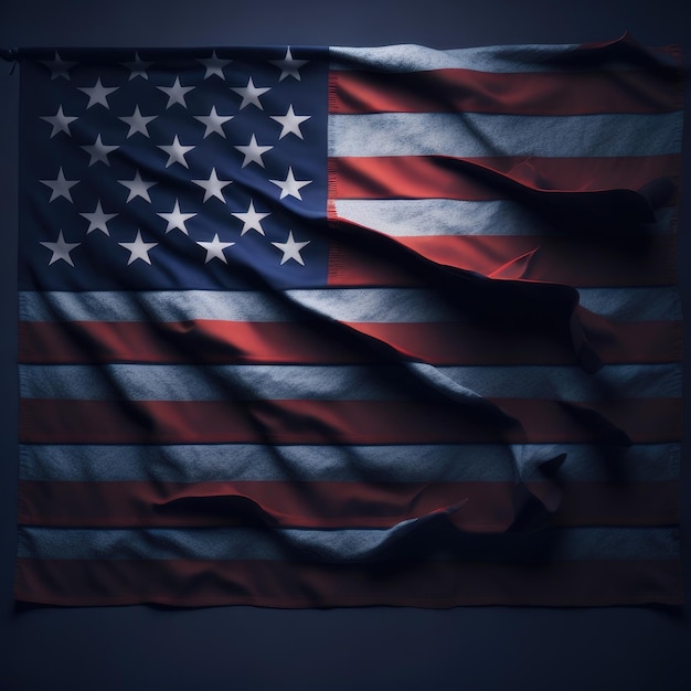 Independence Day American Flaf generative ai