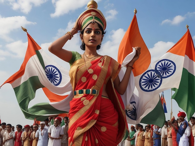 독립 기념일 축하 인도