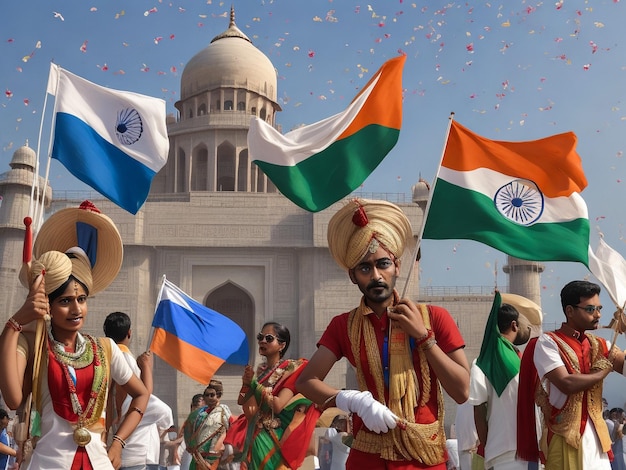 Празднование Дня независимости Индии