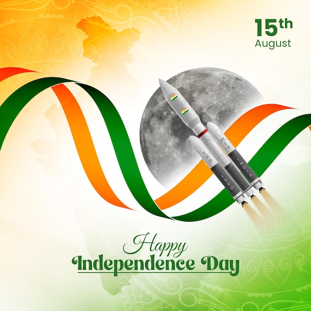 Photo independence day concept design