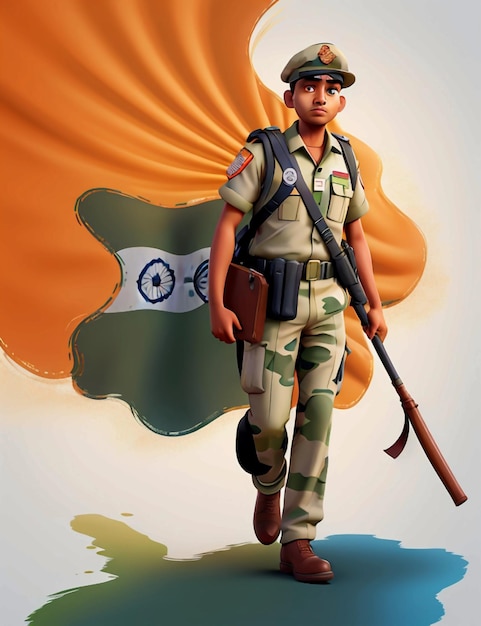 Photo independence day indian army