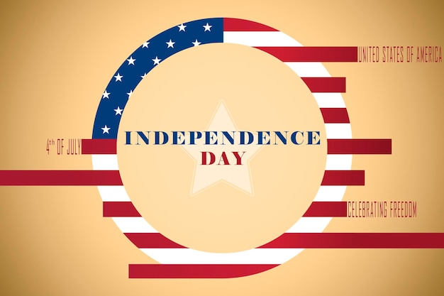 独立記念日米国休日クリエイティブ テキスト