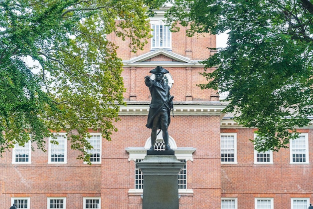 Independence Hall in downtown Philadelphia Pennsylvania