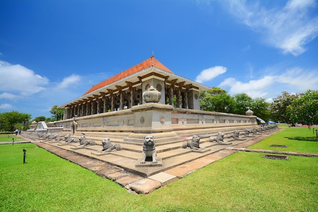 Independence Memorial Hall die werd gebouwd ter herdenking van de onafhankelijkheid van Sri Lanka