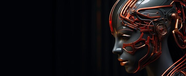 An InDepth Analysis of the Robotic Woman's Facial Features A Close Examination