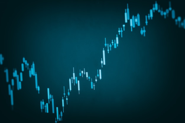 Index graph of stock market financail data analysis