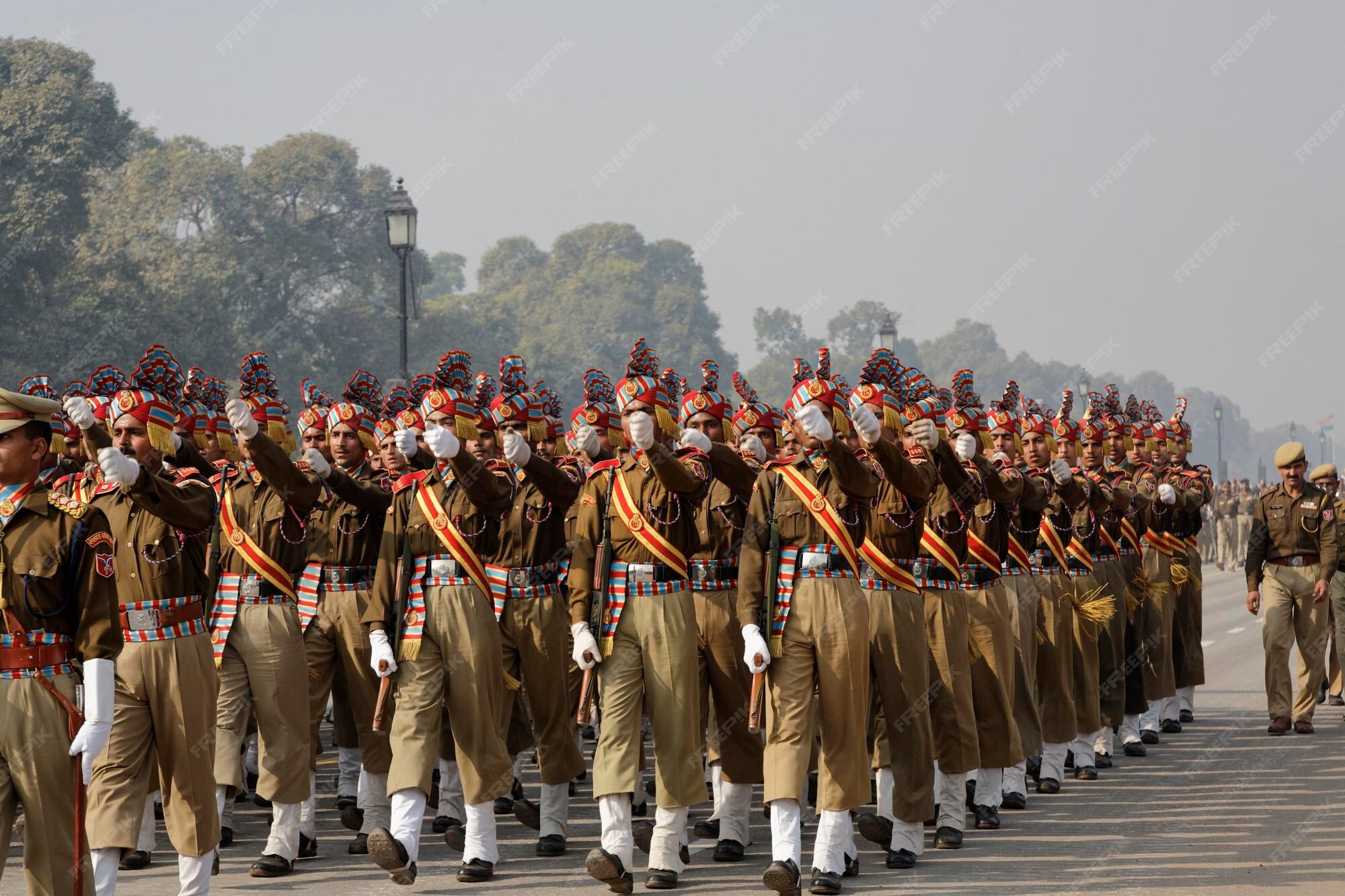 Premium Photo INDIA, Delhi; 20 january 2007, military parade for