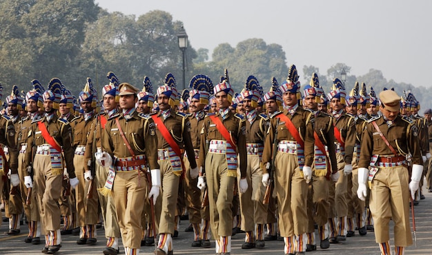 INDIA, Delhi; 20 january 2007, military parade for Indipendence Day - EDITORIAL