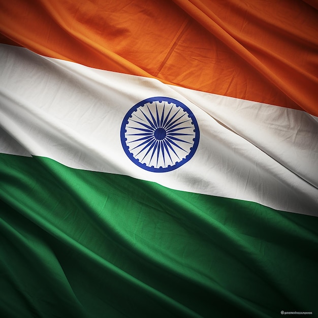 Флаг Индии AI Флаг Индии Вектор Флаг Индии 3D Флаг Индии Искусство Флаг Индии Волна Флага Индии