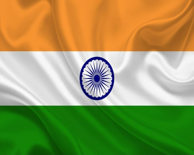 India flag with texture