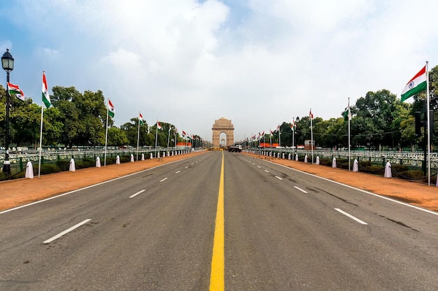 India Gate historical memorial in New Delhi India