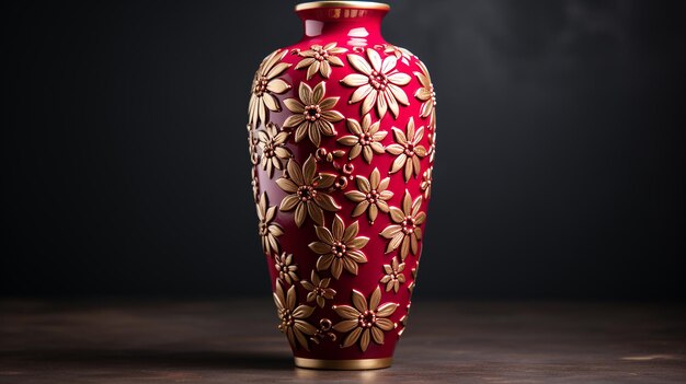 Photo india inspired vase