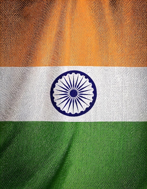 India nationale stof vlag Republiek dag Onafhankelijkheidsdag