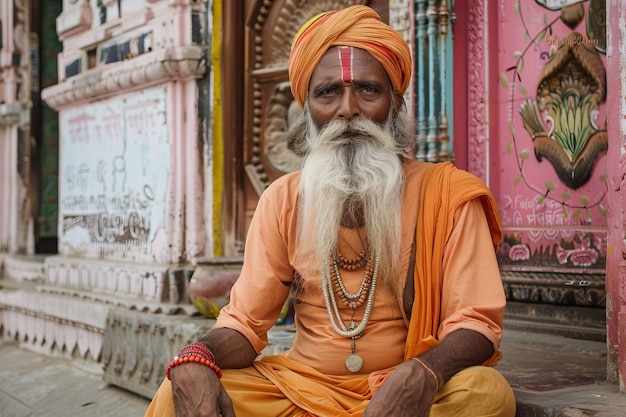 India Rajasthan Pushkar indian Sadhu