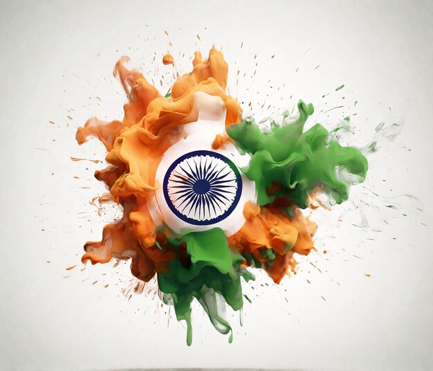 Photo india republic day and independence celebration ai art with people