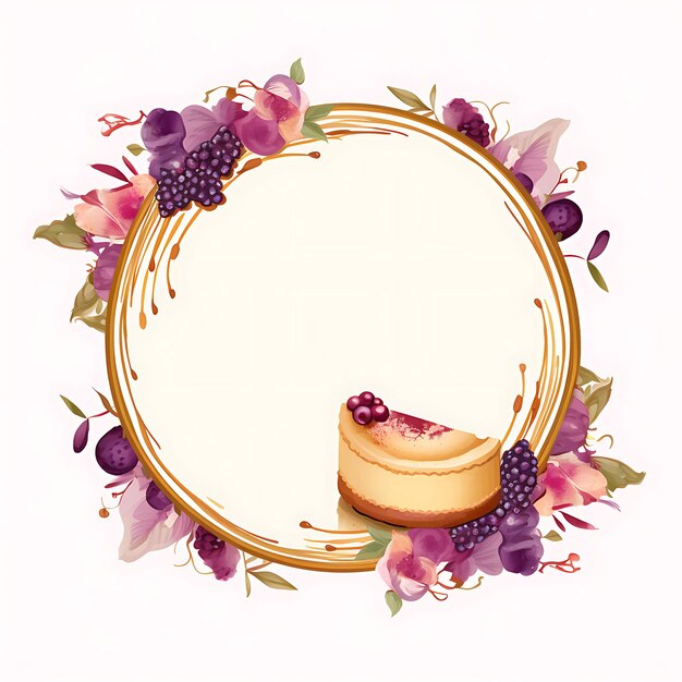 India Watercolor Frame Festive Designs for Indian Culture Seasons Food and Drink