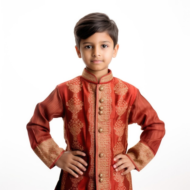 Indian 8YearOld in Kurta Pajama