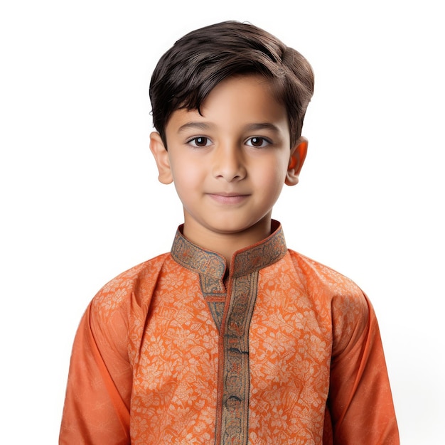 Photo indian 8yearold in kurta pajama