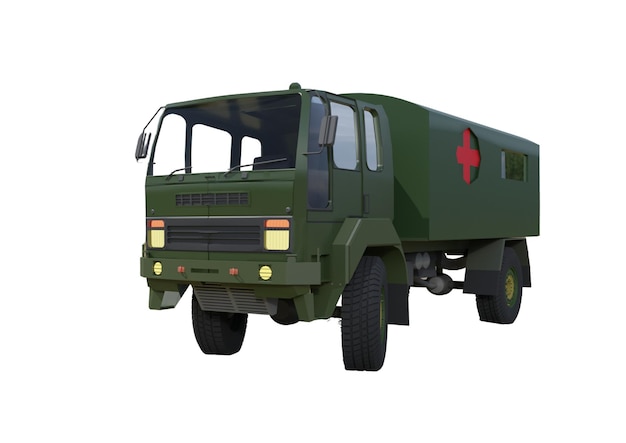 Photo indian army ambulance