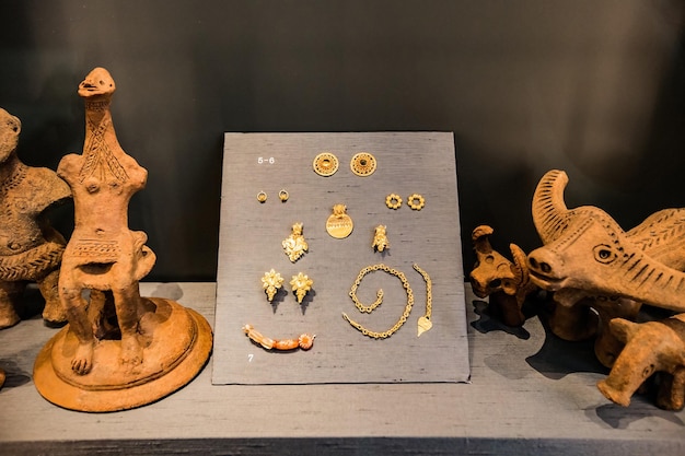 Indian artifacts in British Museum London UK