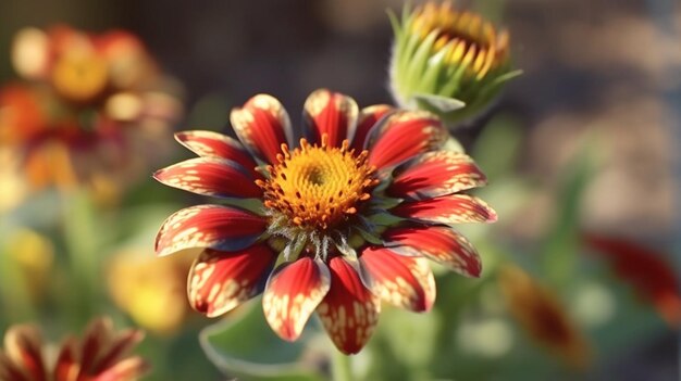 Indian Blanket Flower Beautifully Bloomed Generative AI