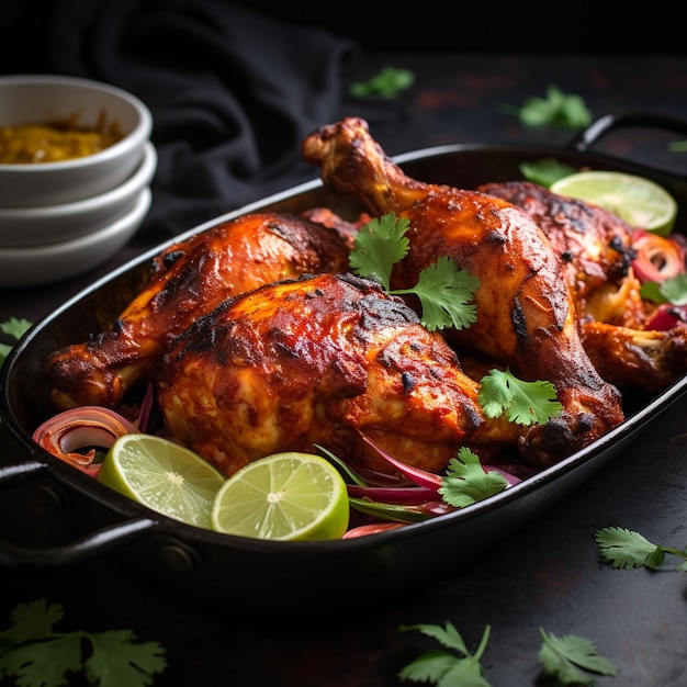 Premium AI Image | Indian Chicken Tandoori