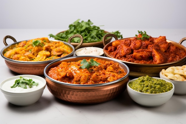 Photo indian chicken tikka masala or chicken tikka a popular indian food