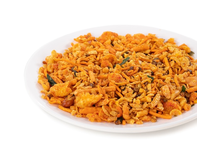 Indian Crunchy and Salty Food Rajasthani Mixure, Famous Food of Rajasthan State of India