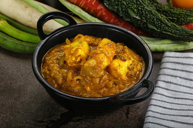 Indian cuisine Butter Paneer with gravy