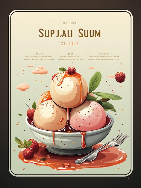 Foto cucina e cultura indiana attraverso splendidi poster e design con menu colorati e volantini