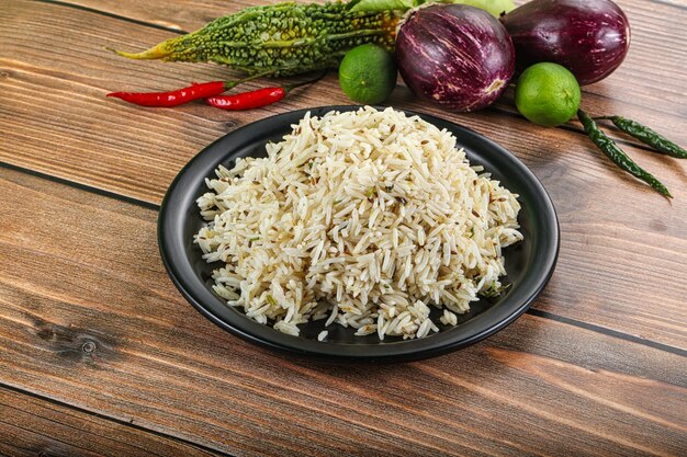 Indian cuisine jeera rice basmati