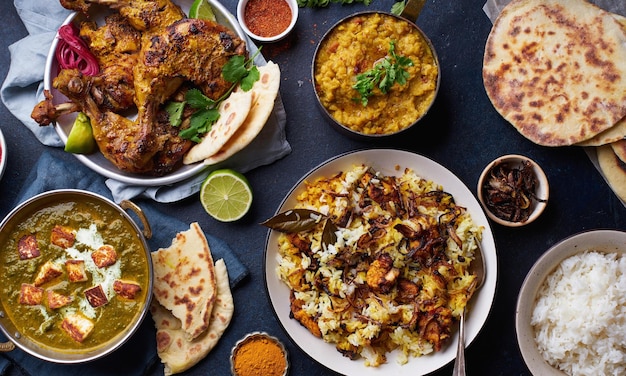 Indian cuisine traditional dishes comfort food