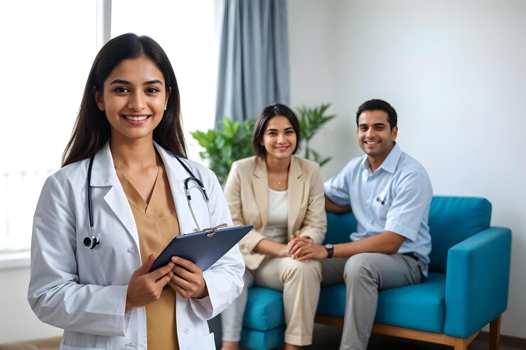 INDIAN DOCTOR AND PATIENT