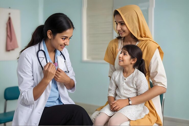 INDIAN DOCTOR AND PATIENT