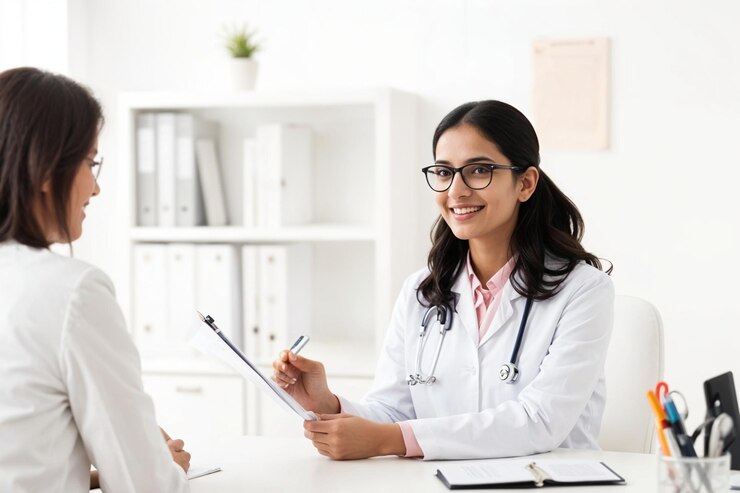 INDIAN DOCTOR AND PATIENT