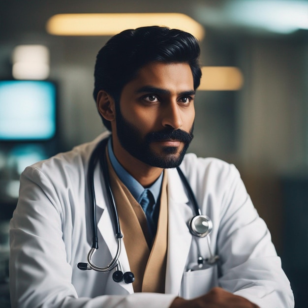 Indian Doctor portrait