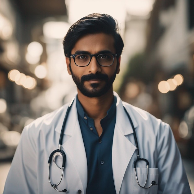 Indian Doctor portrait