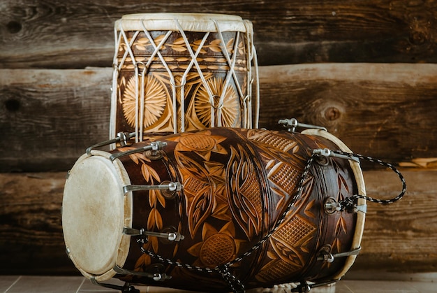 Indian drums dholak