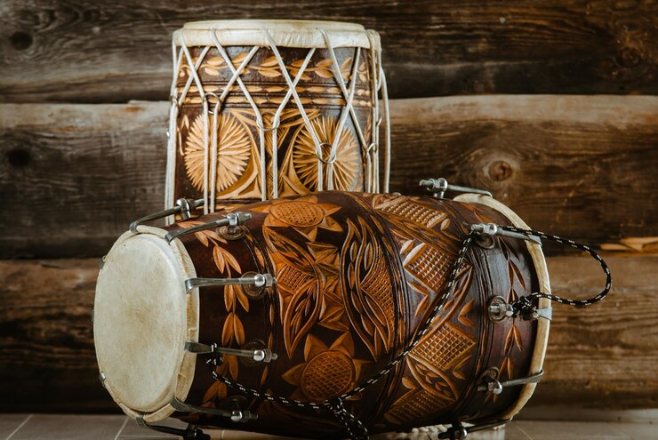 Indian drums dholak