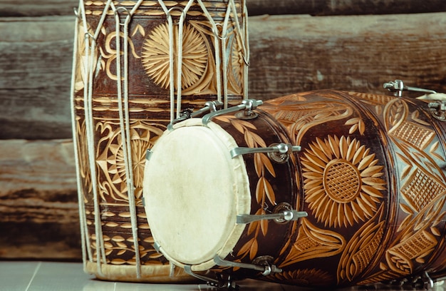 Indian drums dholak