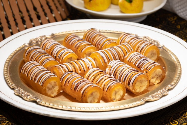 Rotolo di mango di frutta secca famosa indiana dolce